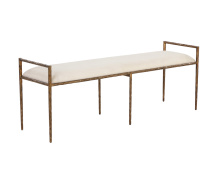 Sunpan 109541 - Esai Bench - Zenith Alabaster